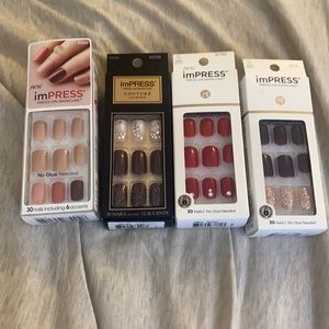 Impress press on nail sets